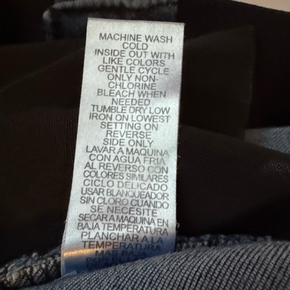 Democracy "Ab"solution Flare Jeans Dark Blue Women's Size 12 Flattering Denim - Picture 7 of 7